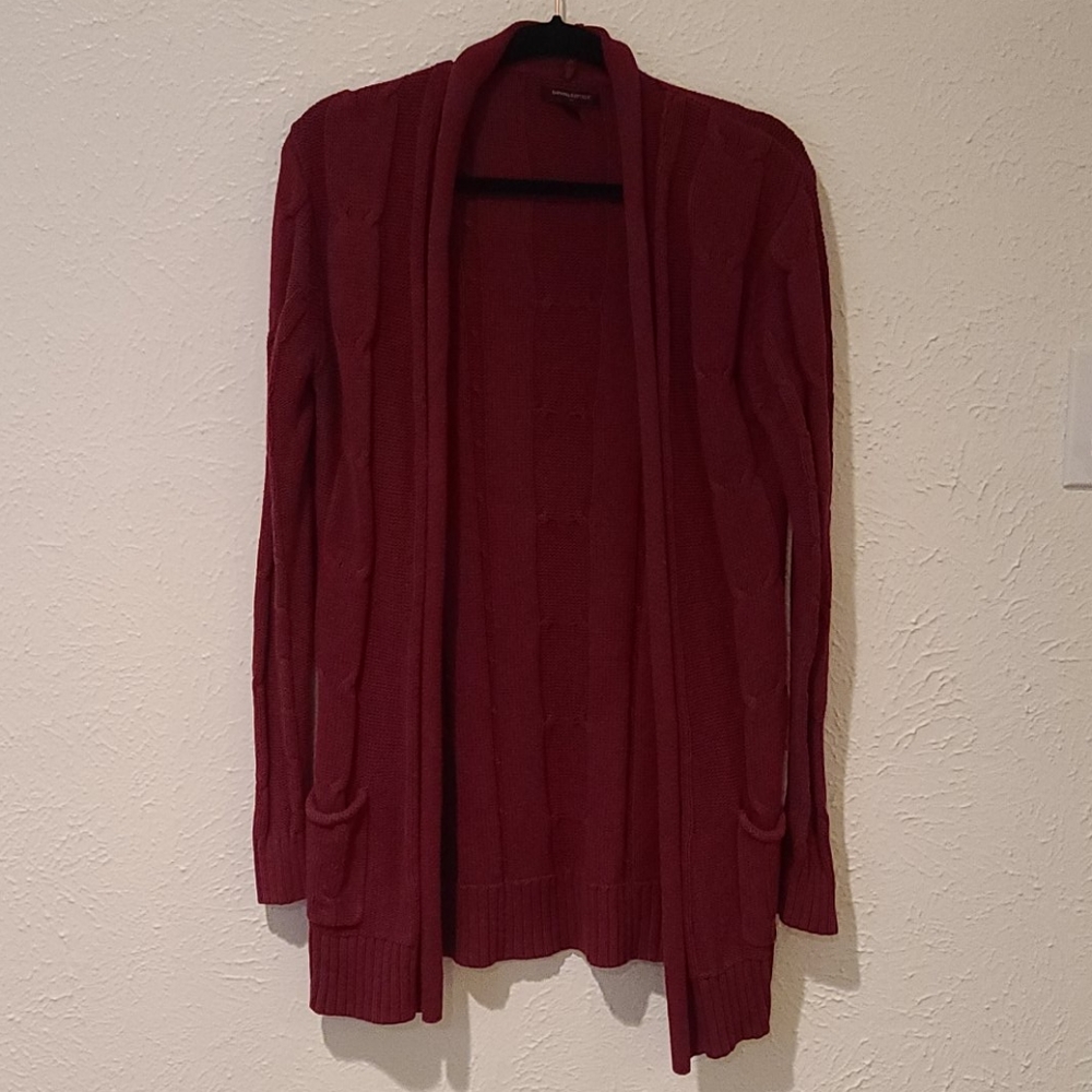 Banana Republic Long Cable Knit Cardigan